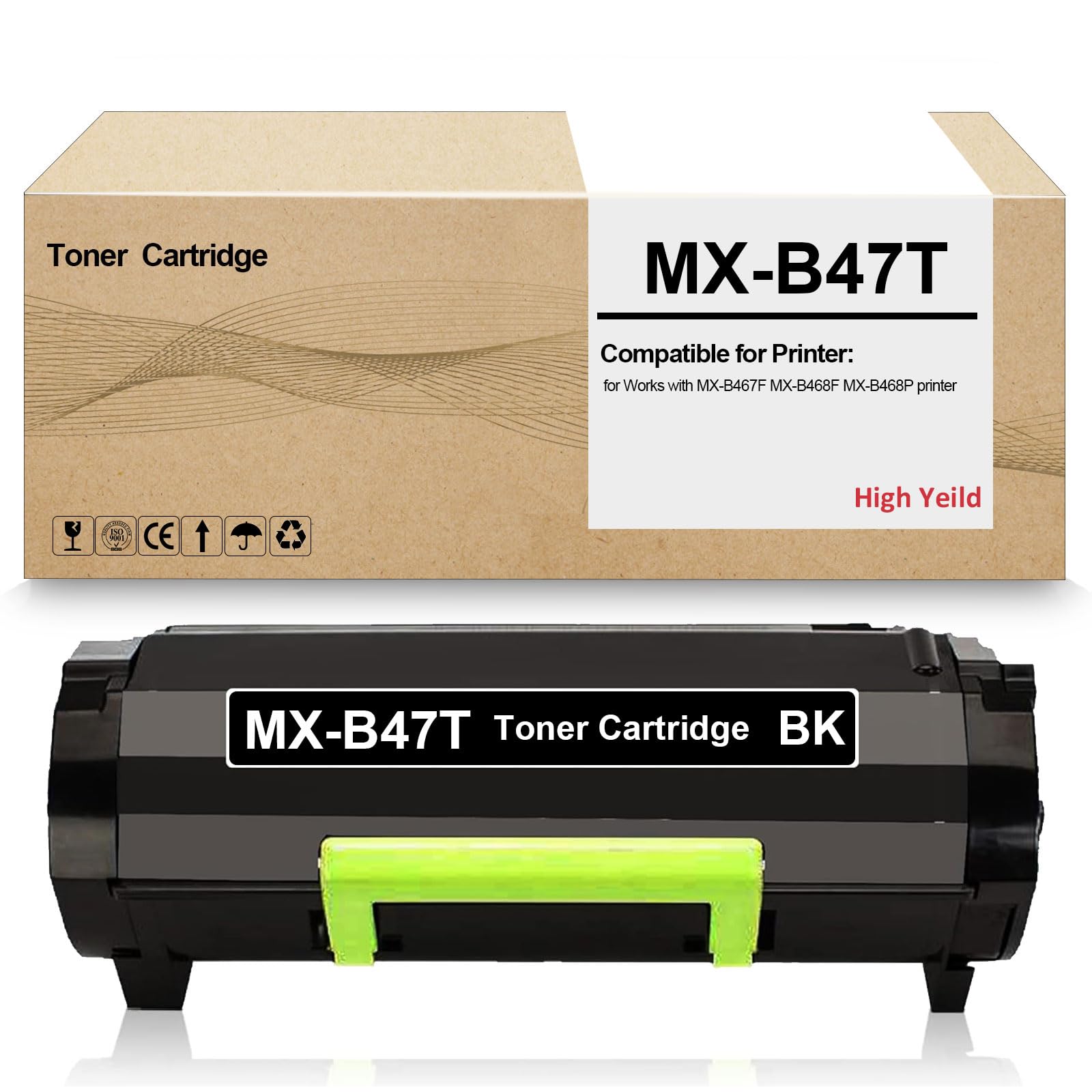純正品　Cartridge 041 Amazon.com: Duhaink 1 Pack MX-B47T MXB47T Black Remanufactured
